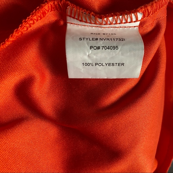 Capped sleeve Ruby Rox dress red/orange size 5 - Picture 3 of 4